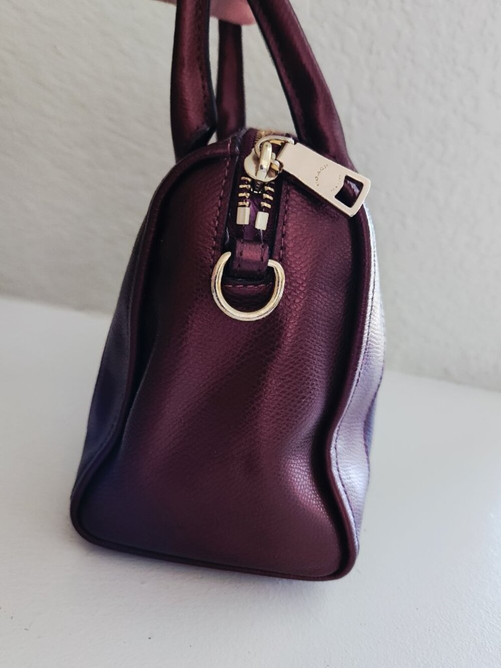 Euc Coach Mini Bennett Two-Tone Leather Crossbody Bag - Picture 6 of 12